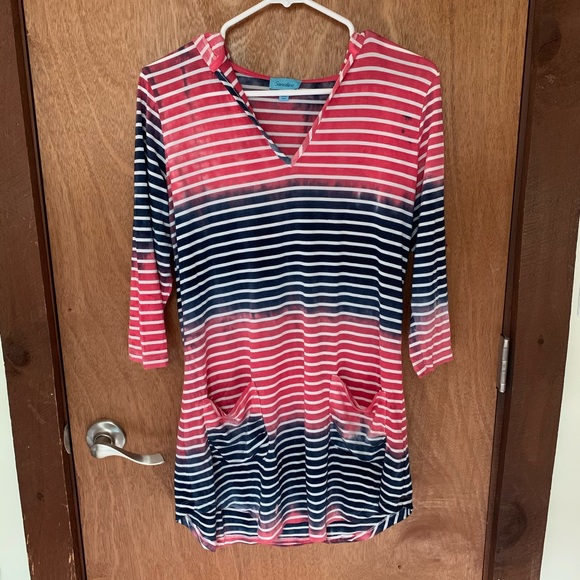 Cute Hooded Tunic/Swim Cover - Picture 1 of 5